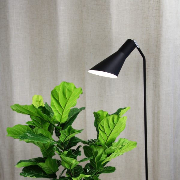 THOR FLOOR LAMP Black Floor Lamp Oriel Lighting