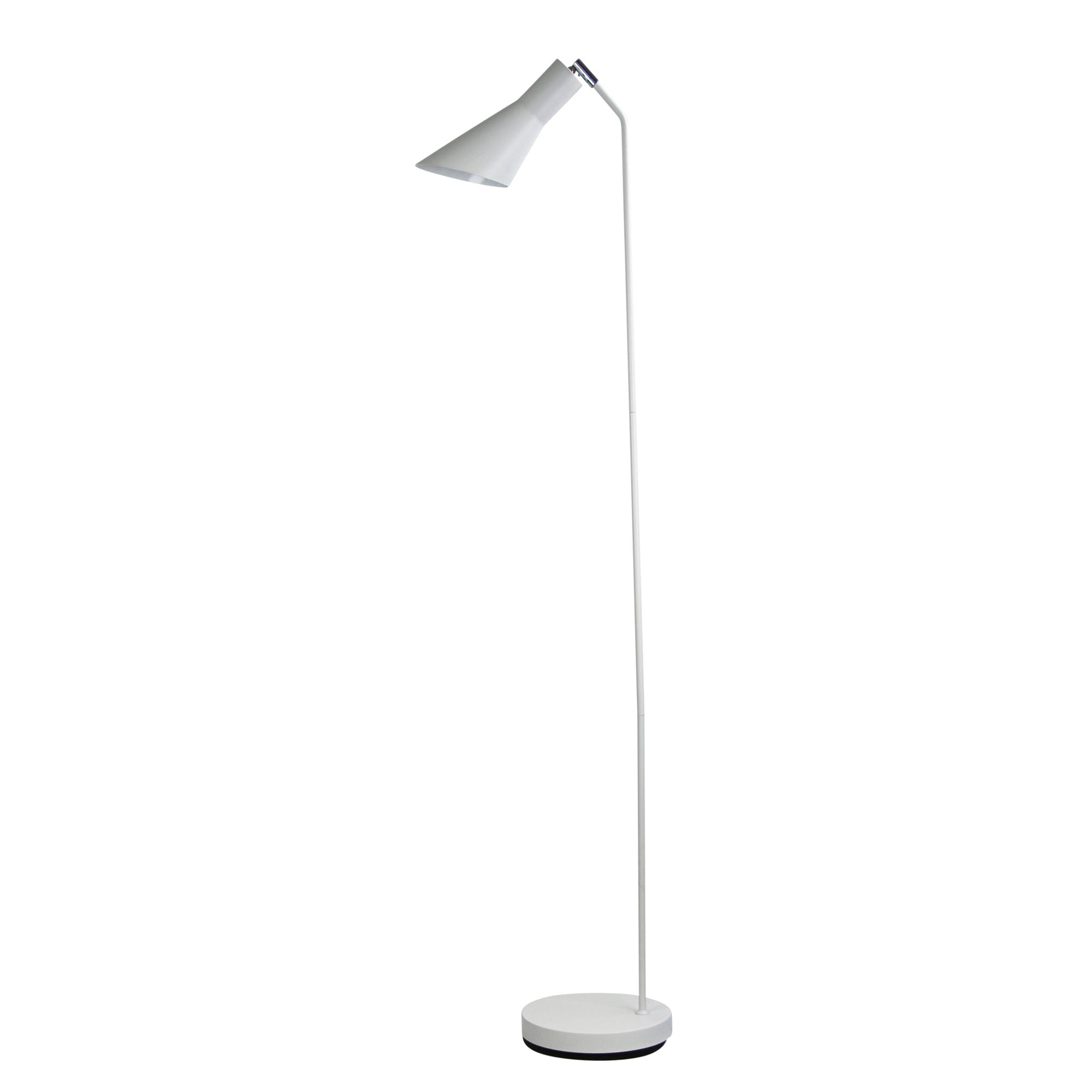 THOR FLOOR LAMP White Floor Lamp Oriel Lighting