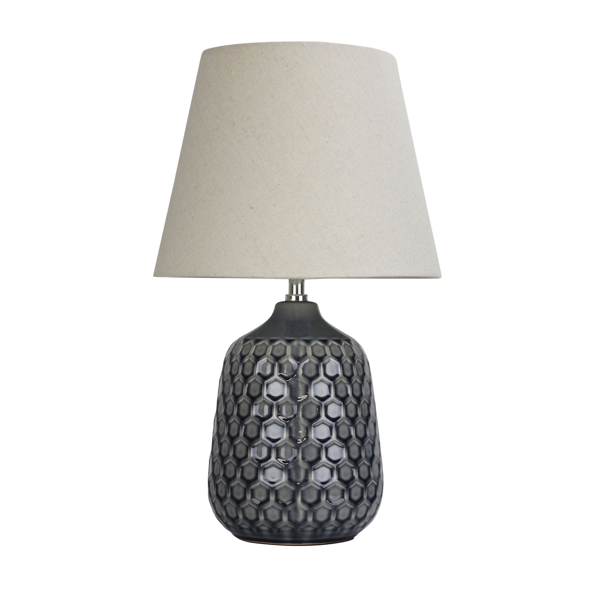 DARIA Ceramic Table Lamp with Shade Oriel Lighting