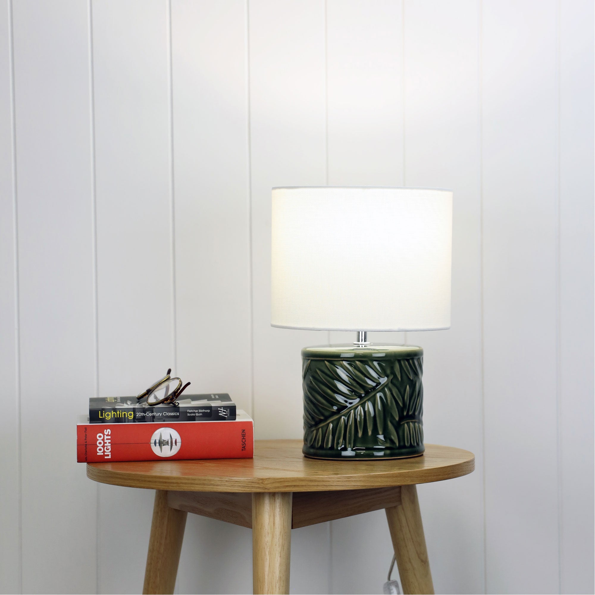 KAI Ceramic Table Lamp with Shade Oriel Lighting