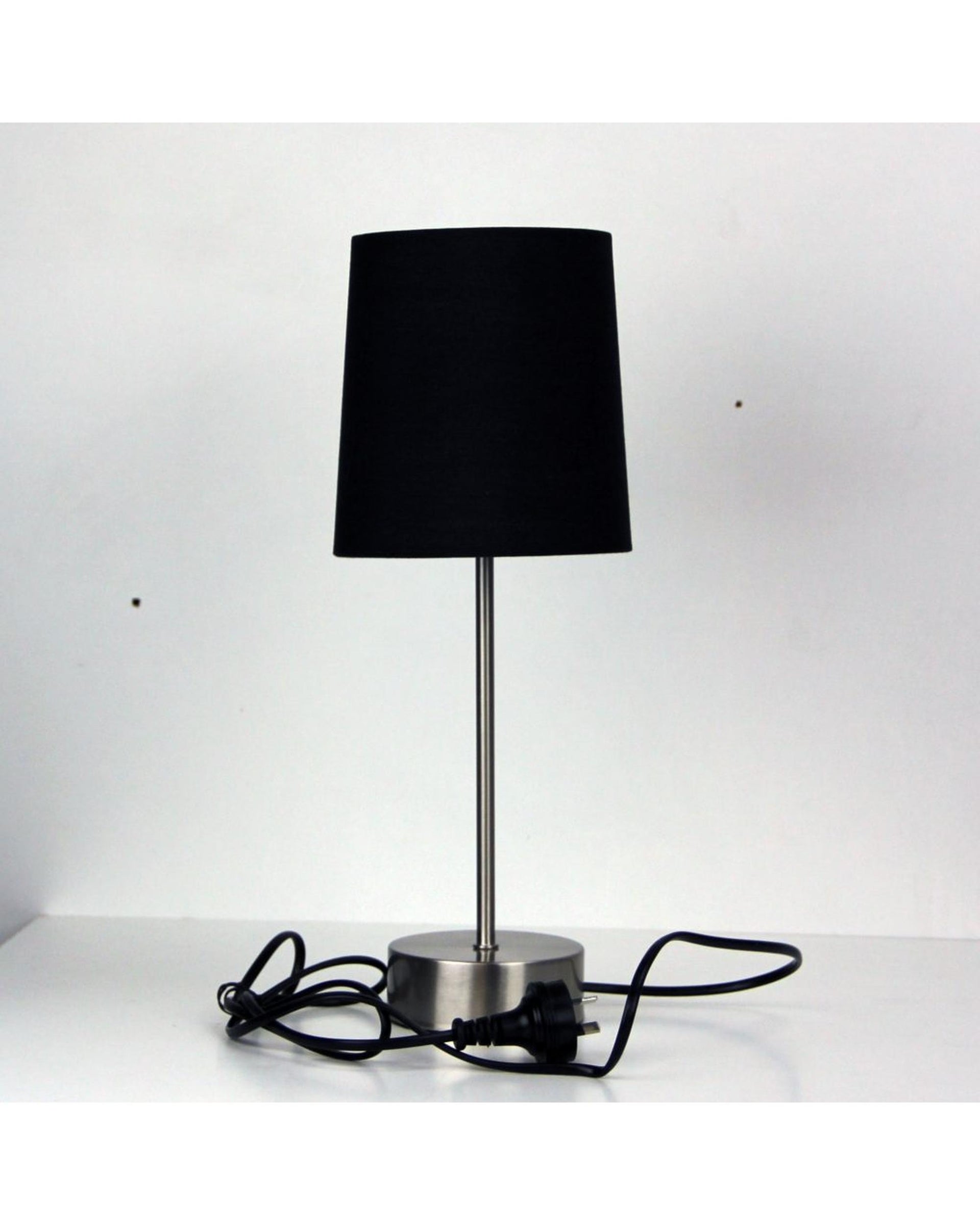 Lancet ON-OFF Touch Lamp Black Shade Oriel Lighting