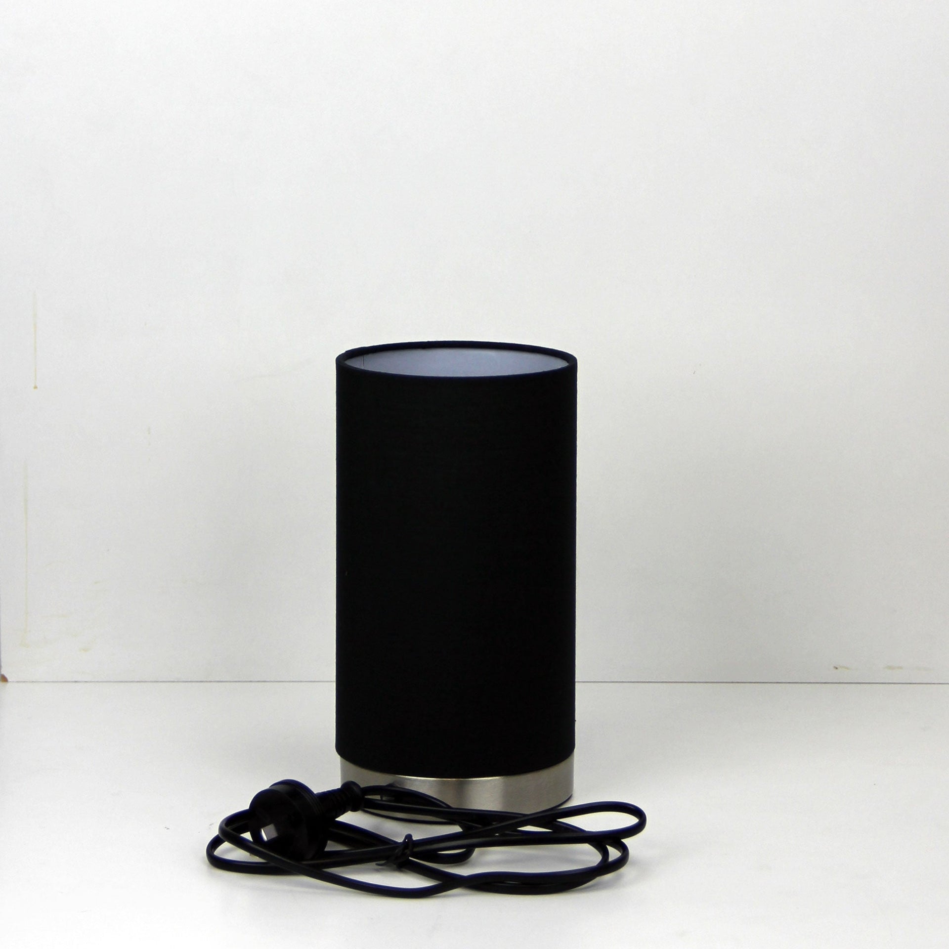 Mantel ON-OFF Touch Lamp Black Shade Oriel Lighting