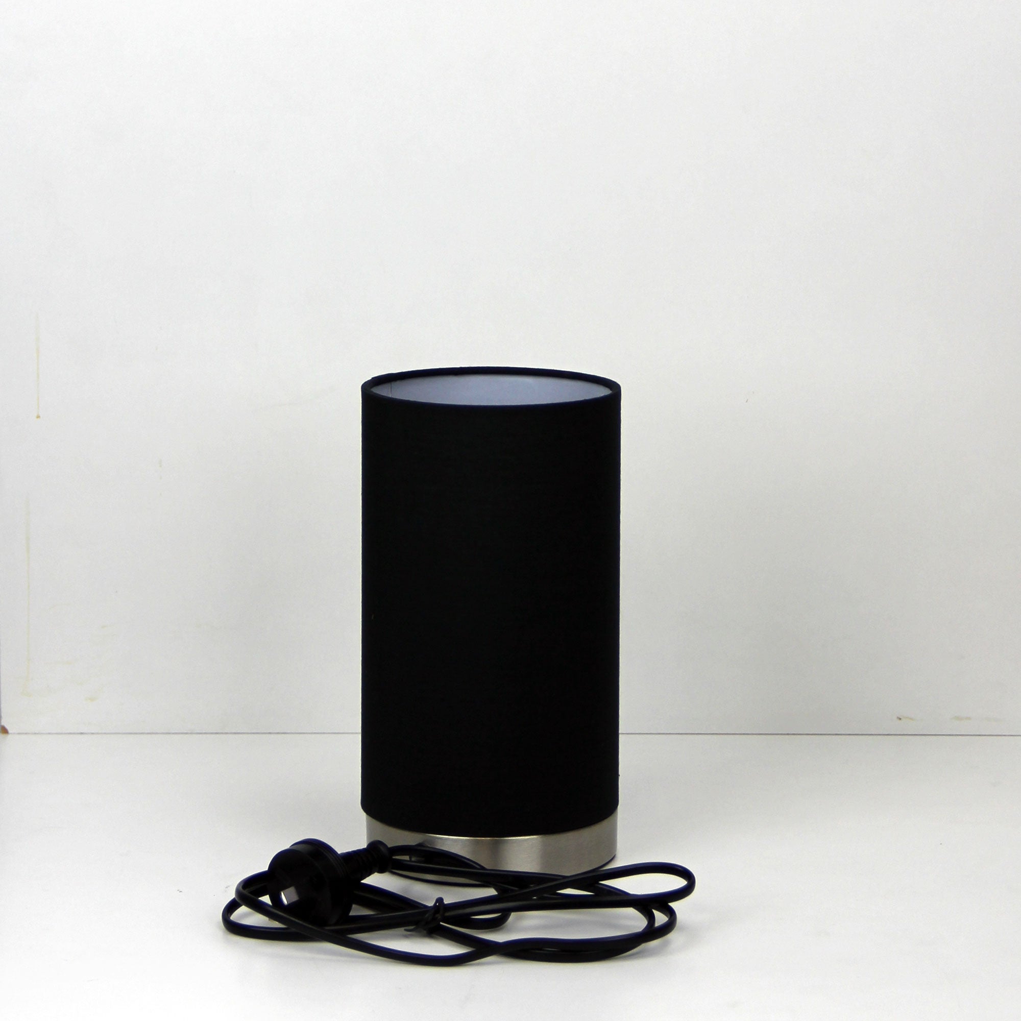 Mantel ON-OFF Touch Lamp Black Shade Oriel Lighting