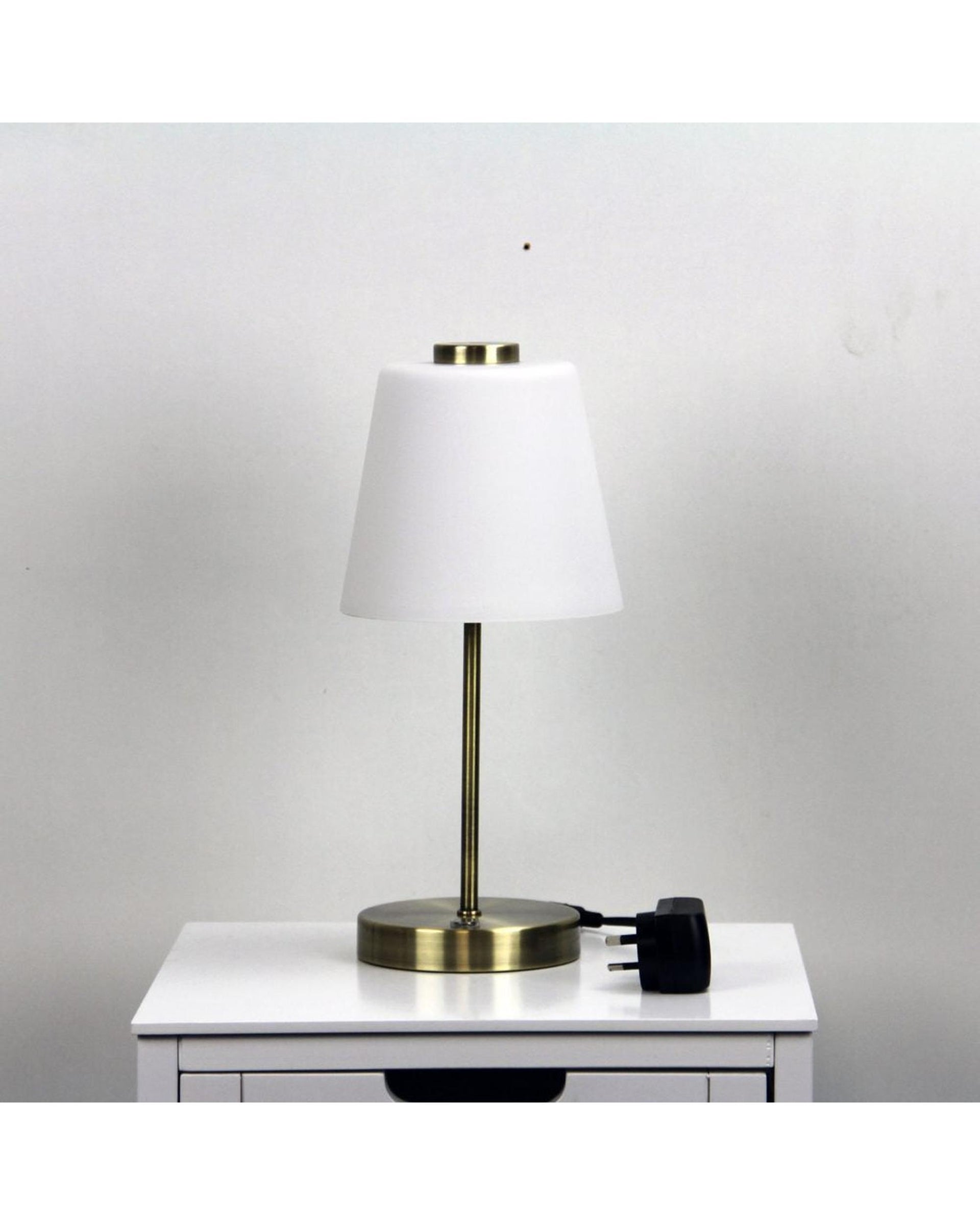 ERIK 5W LED Antique Brass Touch Lamp Oriel Lighting
