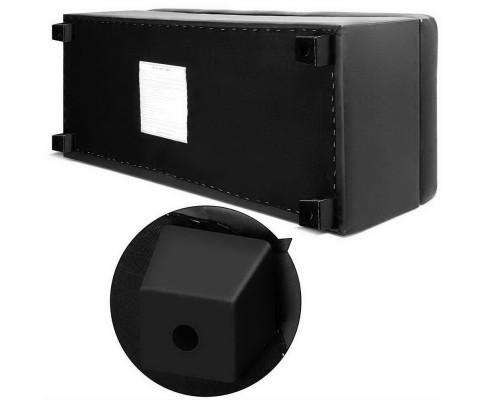 PU Leather Storage Ottoman - Black Artiss