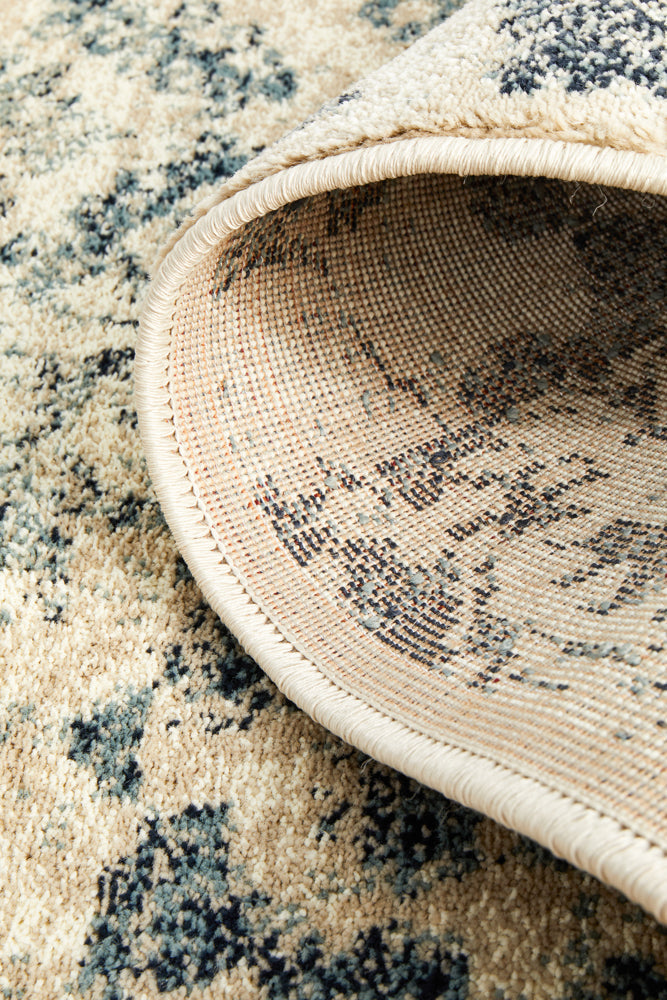 Oxford Illusion Blue Runner Rug Rug Culture