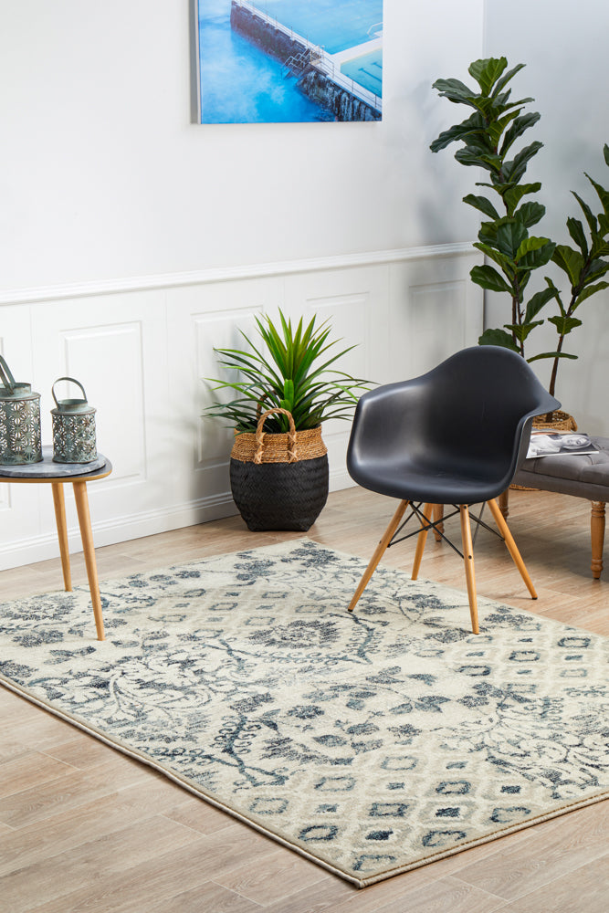 Oxford Illusion Blue Rug Rug Culture