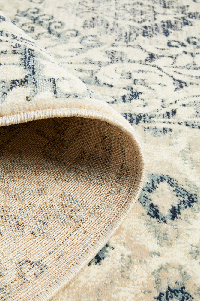 Oxford Illusion Blue Rug Rug Culture