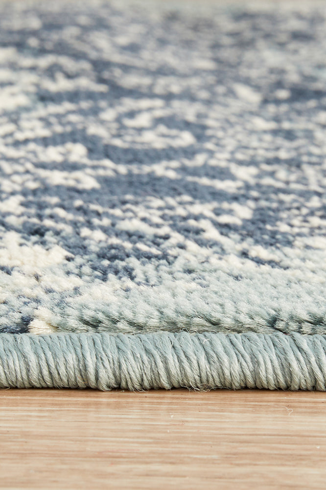 Oxford Edge Denim Runner Rug Rug Culture