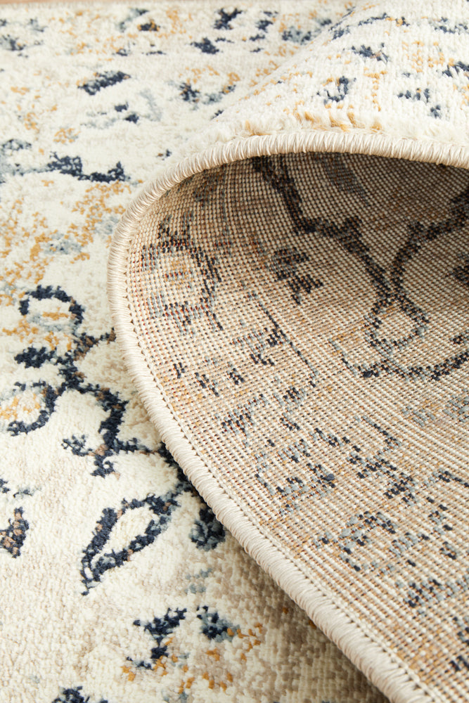 Oxford Stem Bone Runner Rug Rug Culture