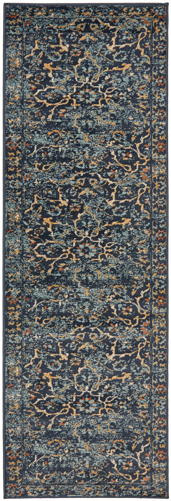 Oxford Stem Navy Rug Rug Culture
