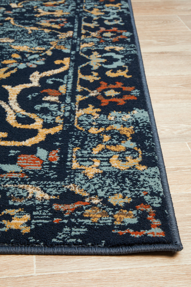 Oxford Stem Navy Rug Rug Culture