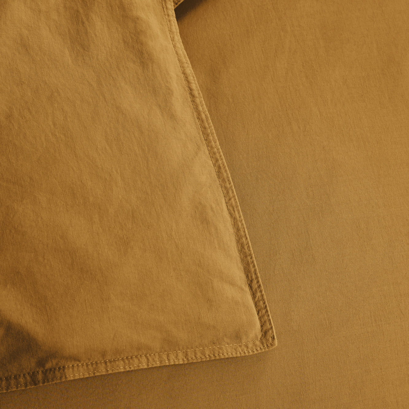 Bedding House Organic Cotton Basic Ochre Cotton Quilt Cover Set Bedding House