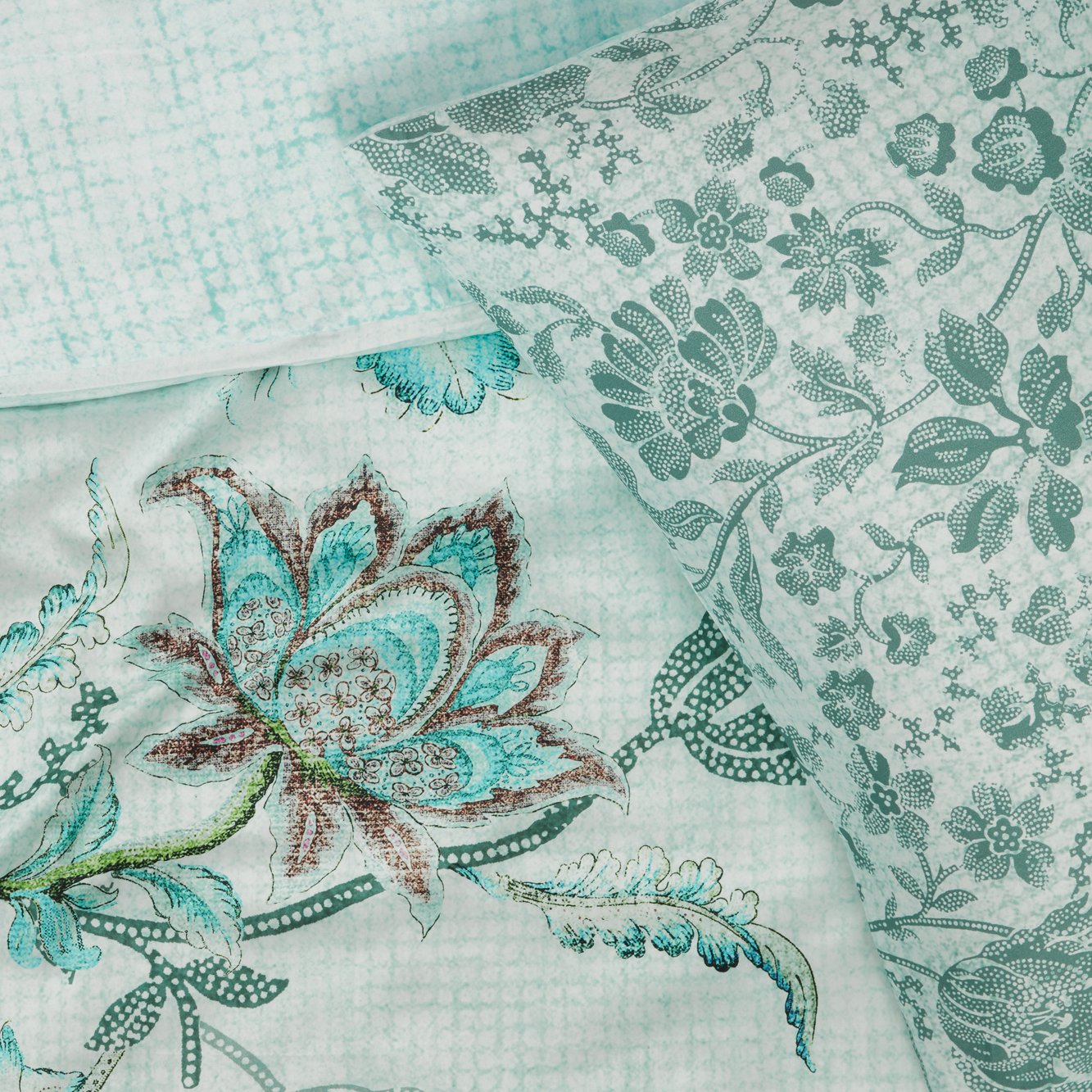 Bedding House City Sits Green Sateen Quilt Cover Set Bedding House