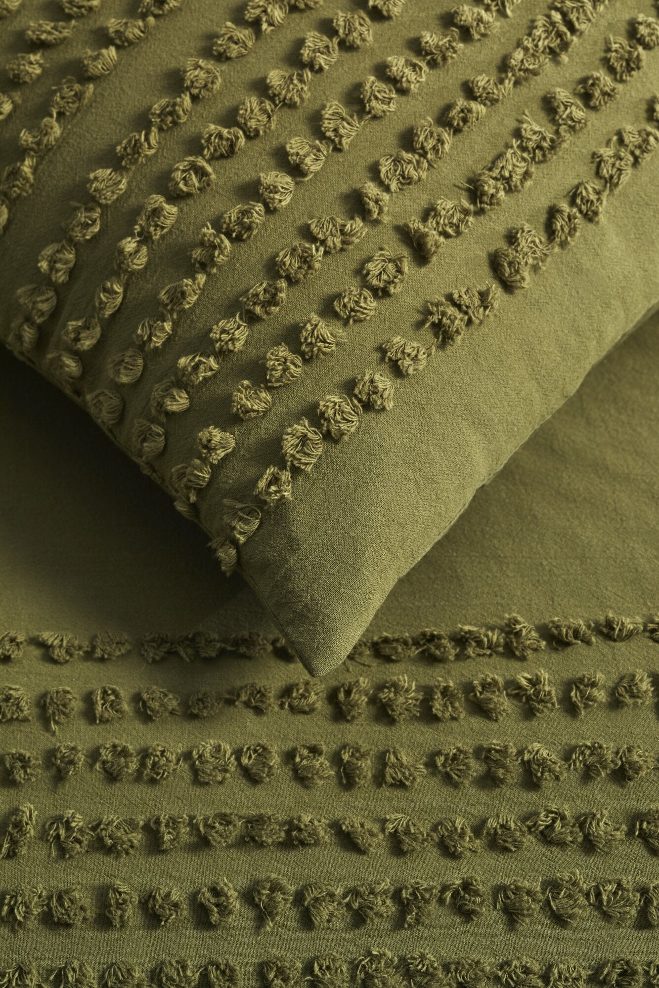 Vintage Design OLIVE Betty Cotton Quilt Cover Set Vintage Design