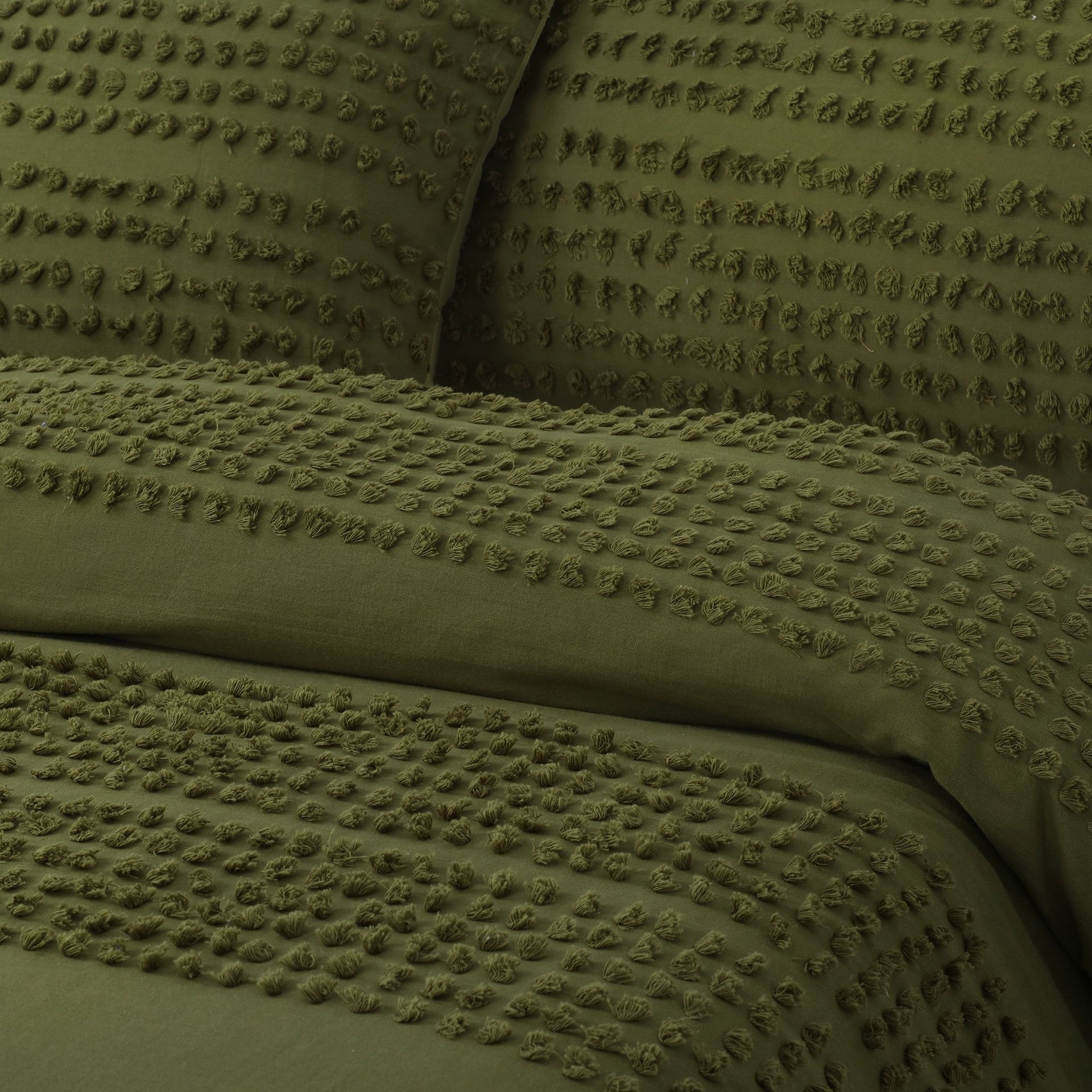 Vintage Design OLIVE Betty Cotton Quilt Cover Set Vintage Design