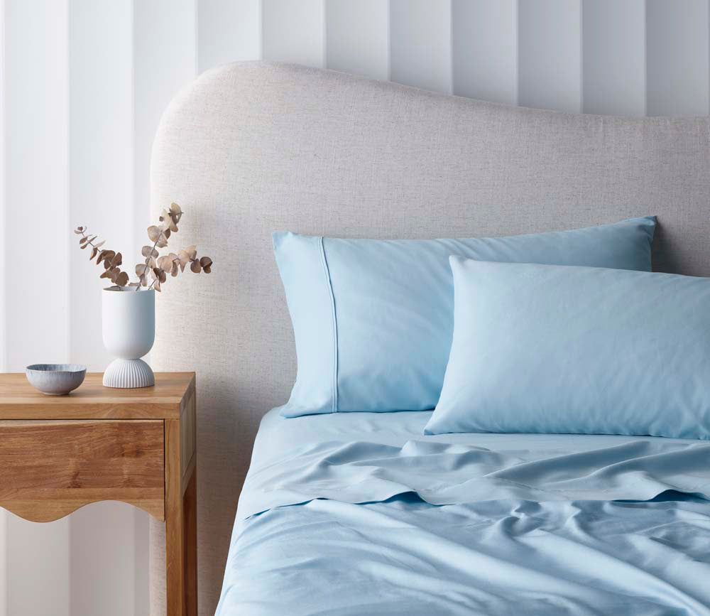 Accessorize 2500TC Cotton Rich Sheet Sets - BLUE Accessorize