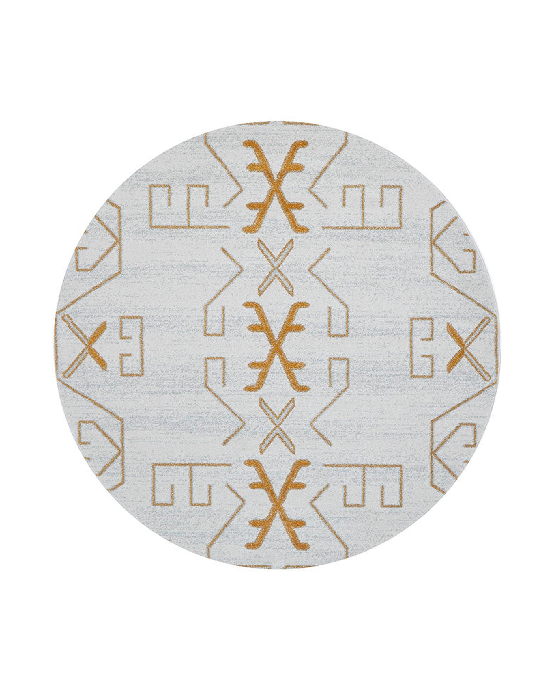 Paradise Cala Gold Round RUG CULTURE