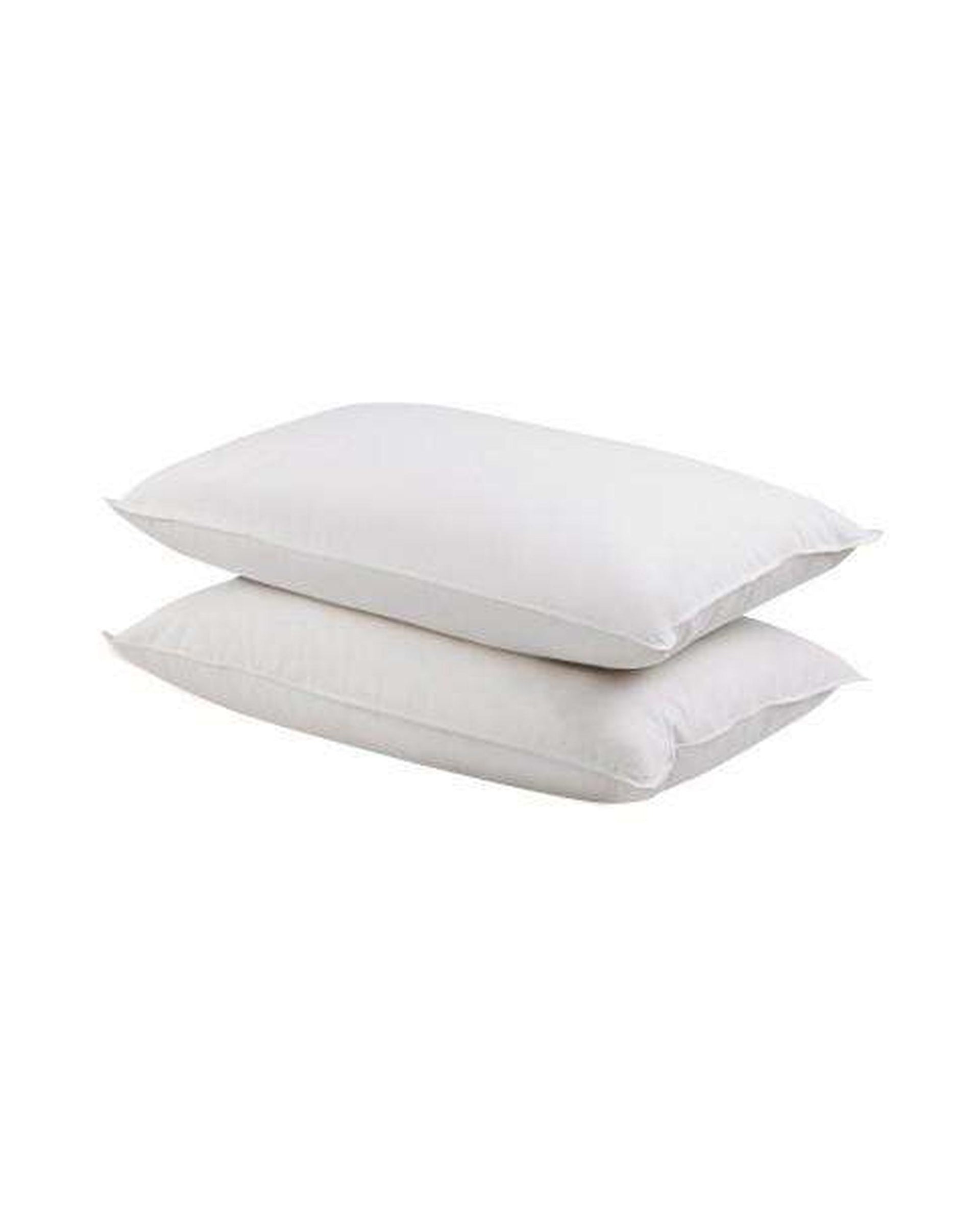 Set of 2 Duck Down Pillow - White Giselle