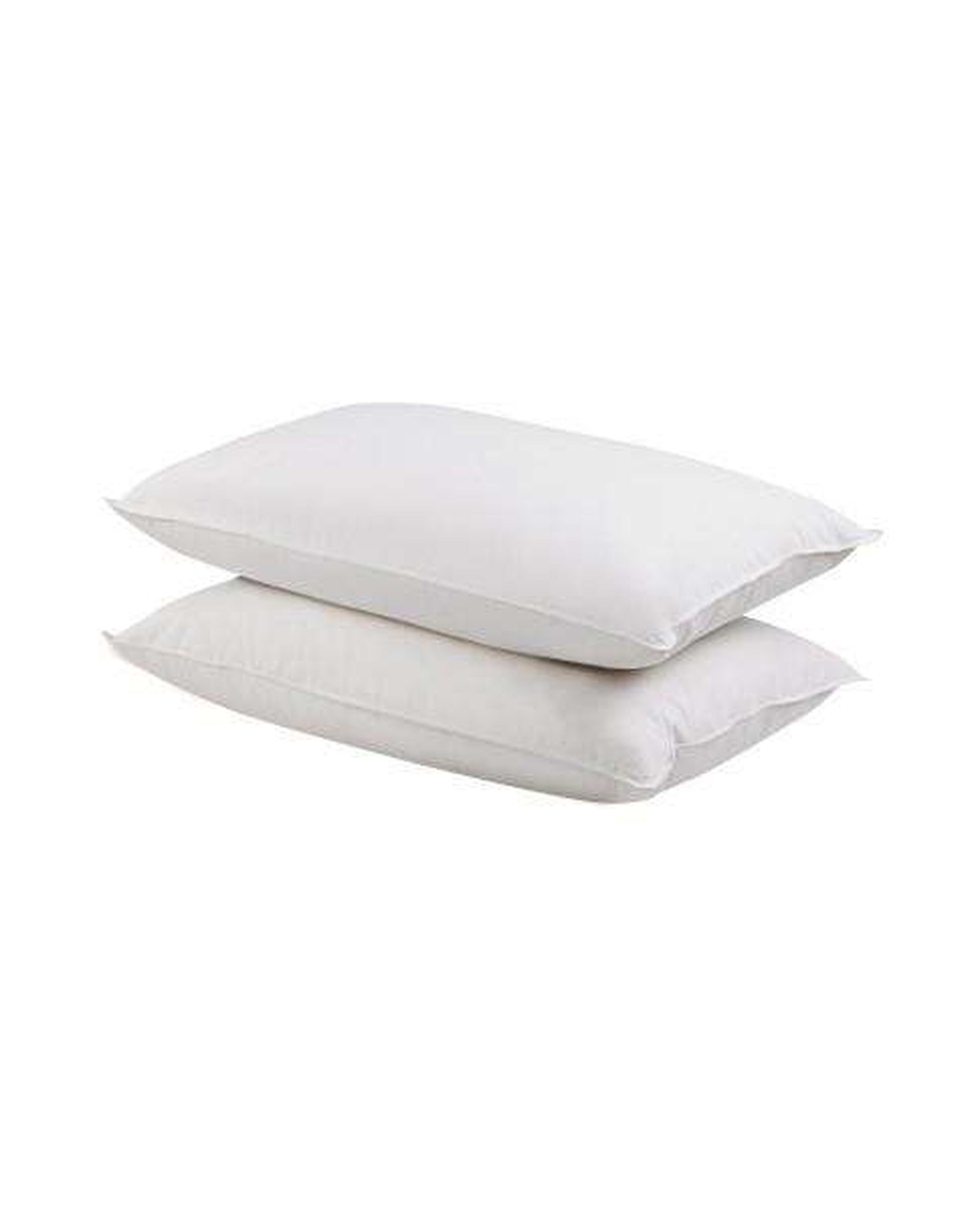 Set of 2 Duck Down Pillow - White Giselle