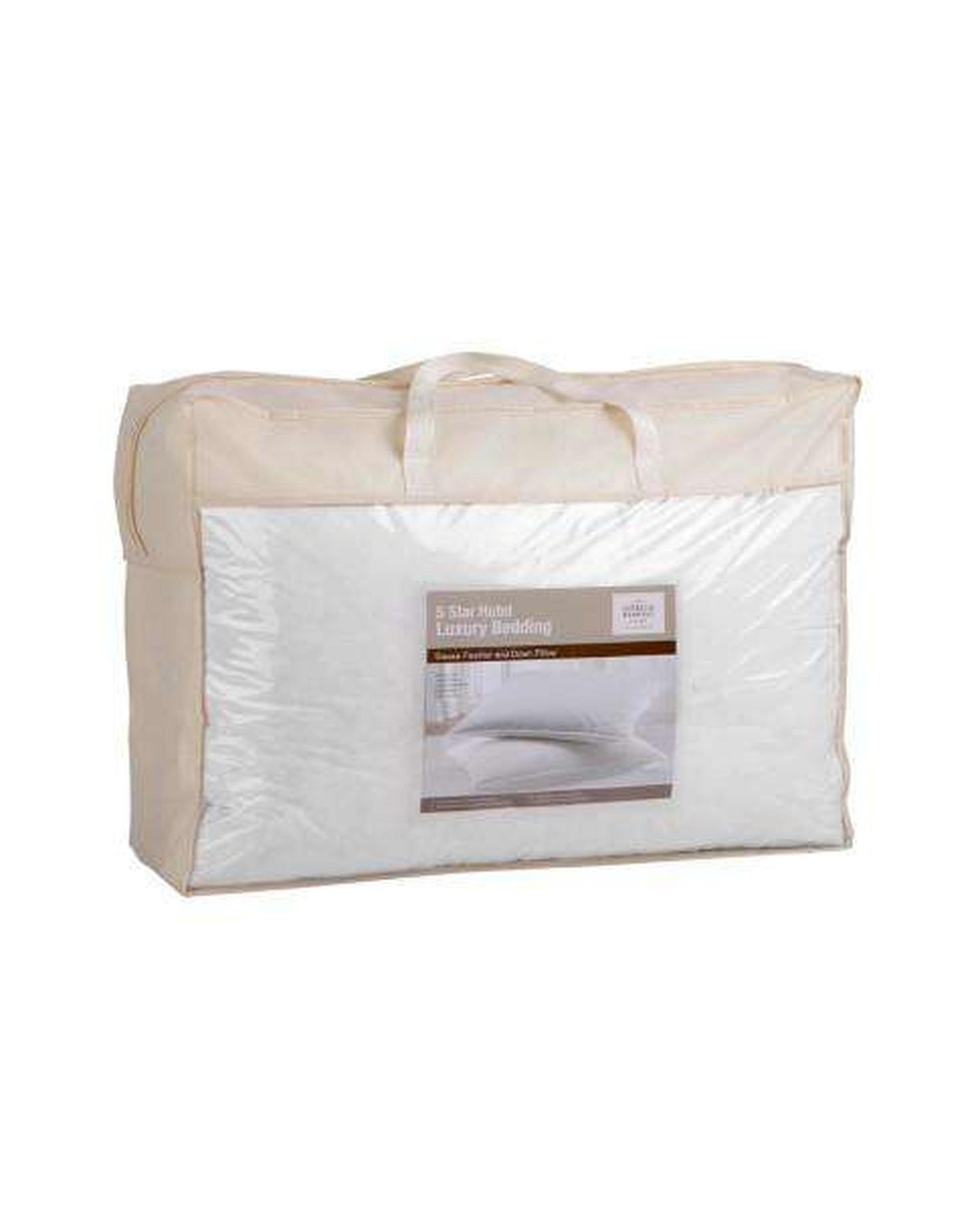 Set of 2 Goose Feather and Down Pillow - White Giselle