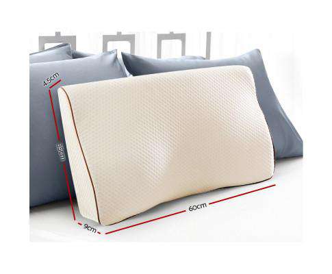 Memory Foam Pillow Neck Pillows Contour Rebound Pain Relief Support Giselle