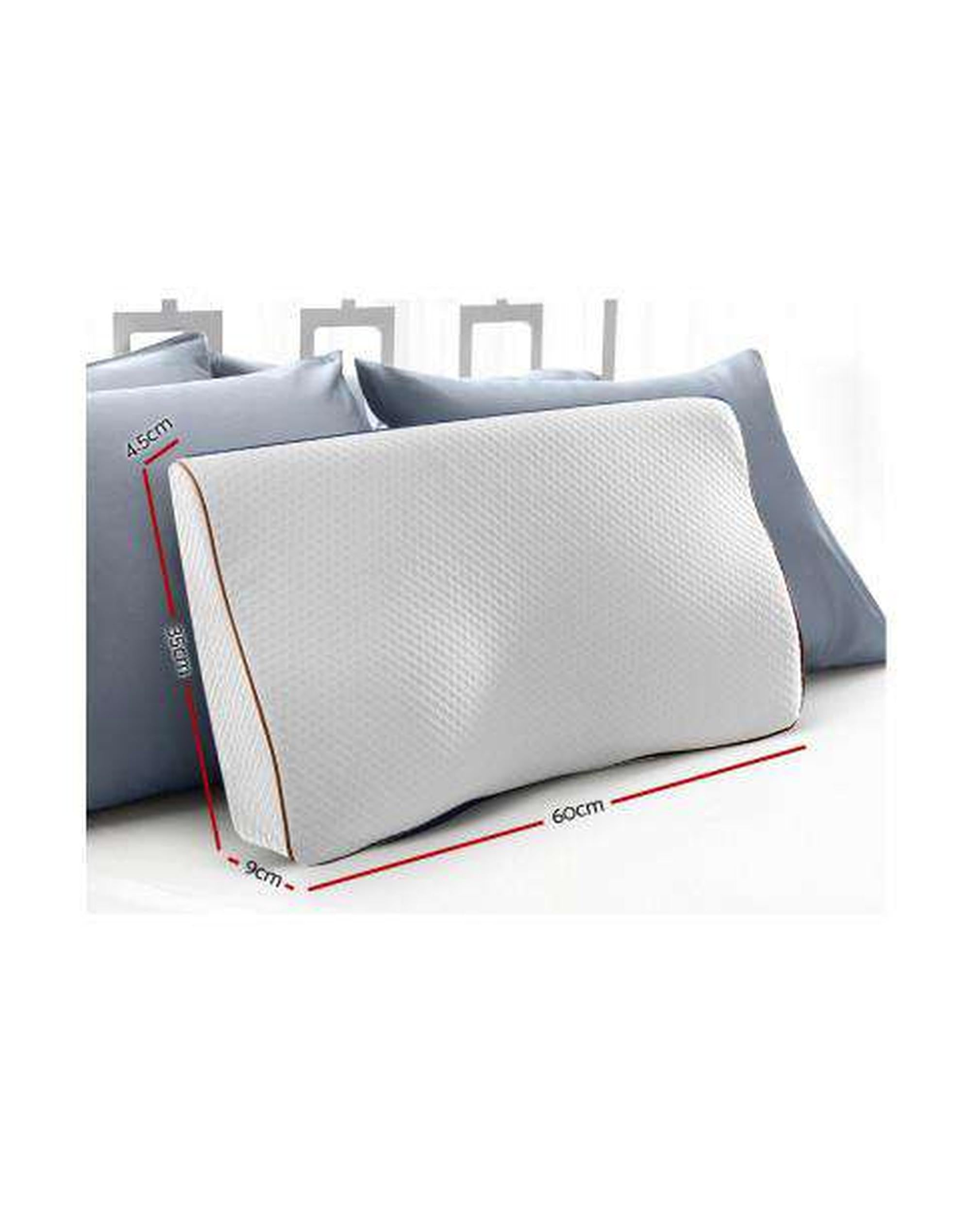 Memory Foam Pillow Neck Pillows Contour Rebound Pain Relief Support Giselle