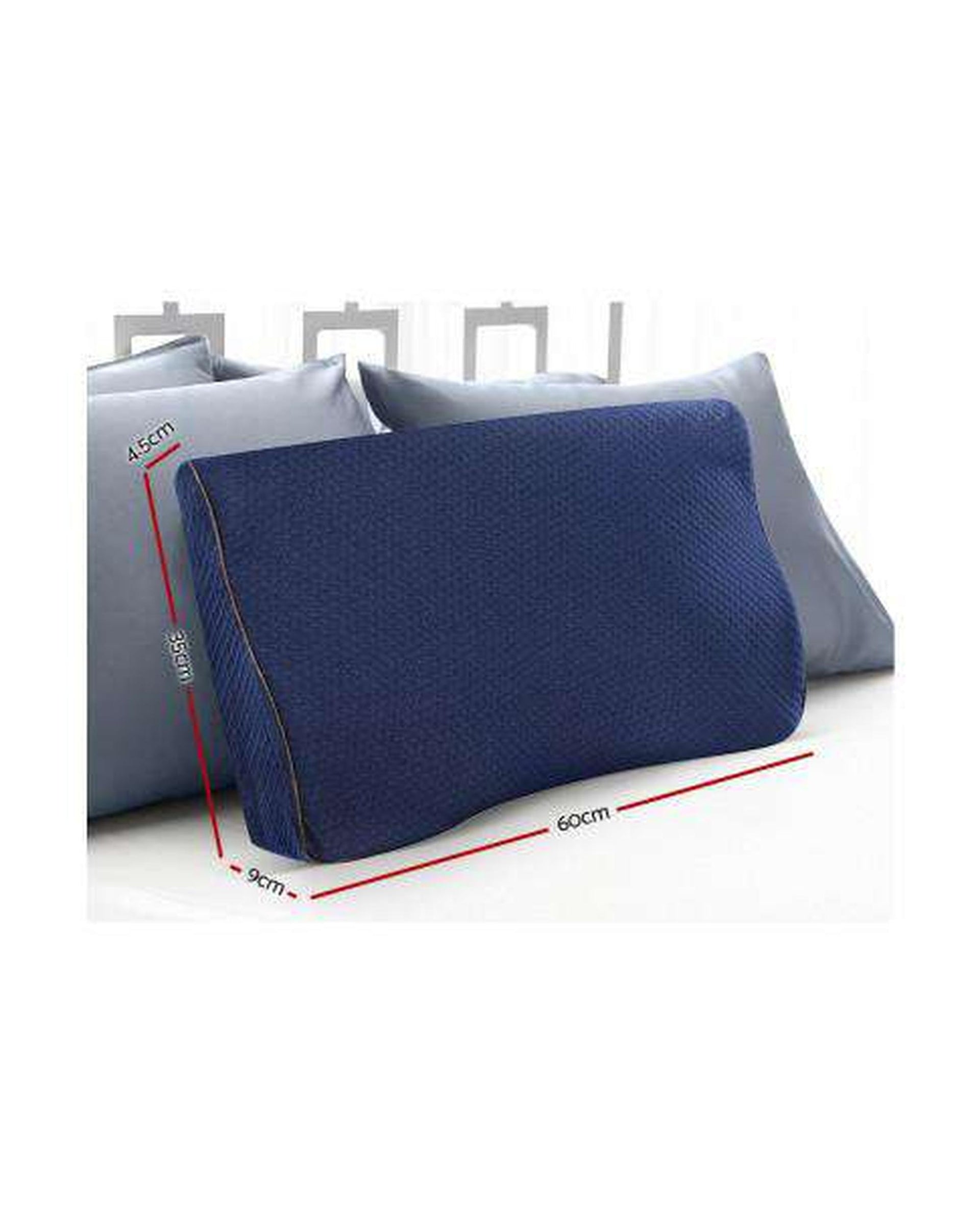 Memory Foam Pillow Neck Pillows Contour Rebound Pain Relief Support Giselle