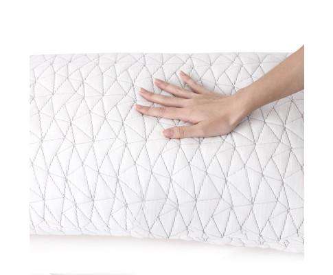 Set of 2 Rayon King Memory Foam Pillow Giselle