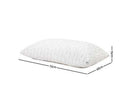 Set of 2 Rayon Single Memory Foam Pillow Giselle