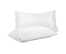 Set of 2 Rayon Single Memory Foam Pillow Giselle