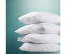 Set of 4 Medium & Firm Cotton Pillows Giselle