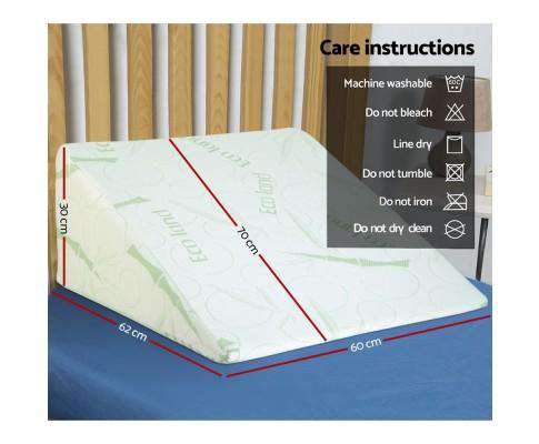 Foam Wedge Back Support Pillow Giselle