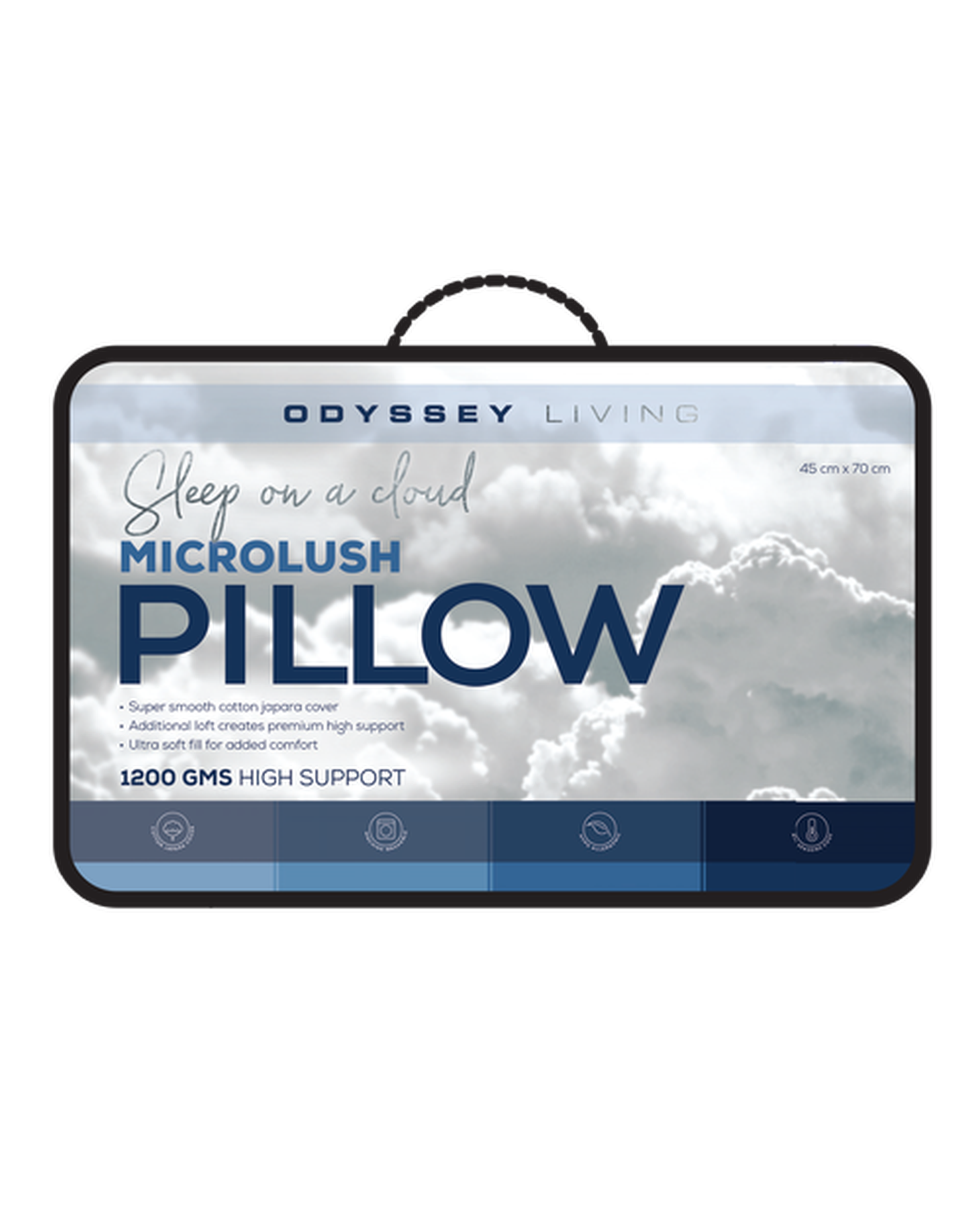 Odyssey Living Microlush Pillow - 1200GMS Odyssey Living