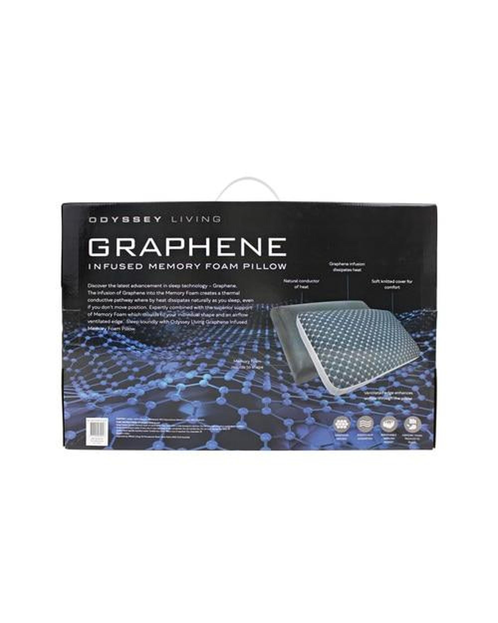Odyysey Living Graphene Infused Memory Foam Pillow Odyssey Living