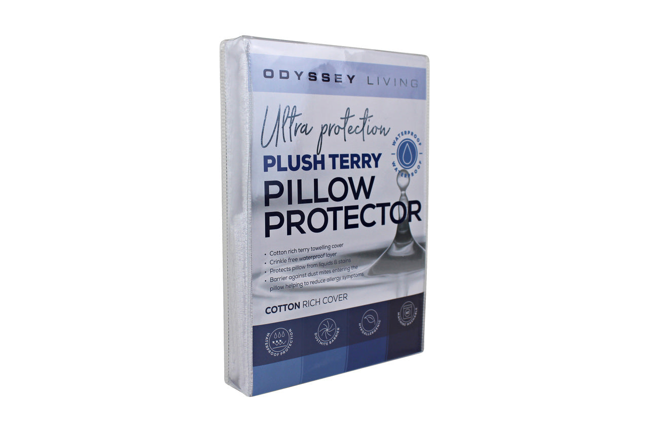 Odyysey Living Waterproof Plush Terry Mattress Protector Odyssey Living