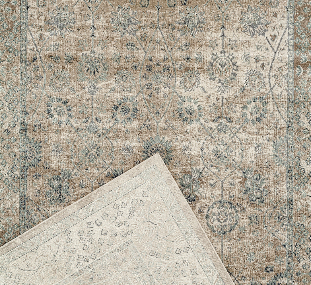 Providence Esquire Vine Traditional Cream Rug Rug Culture