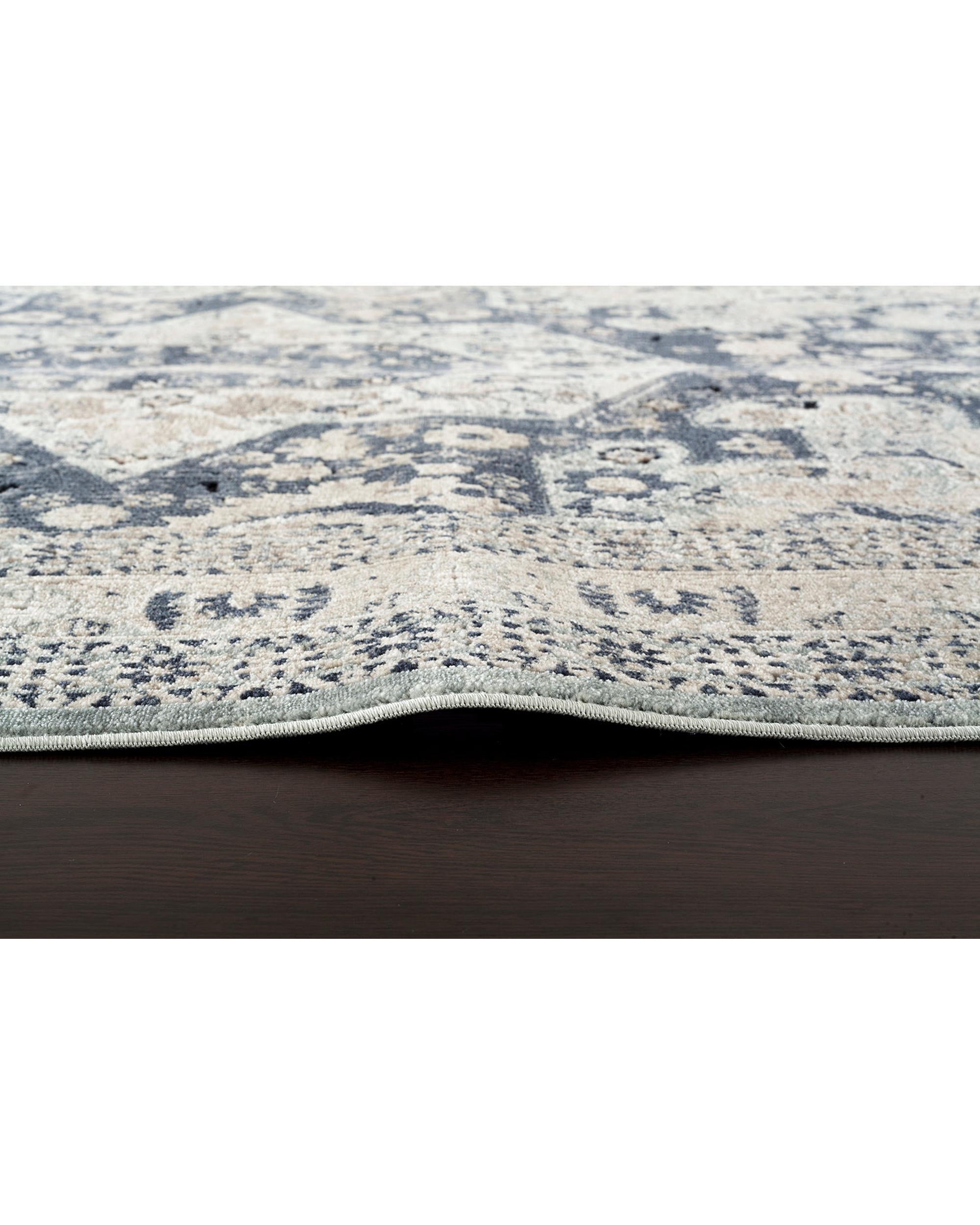 Providence Esquire Brushed Traditional Blue Rug Rug Culture