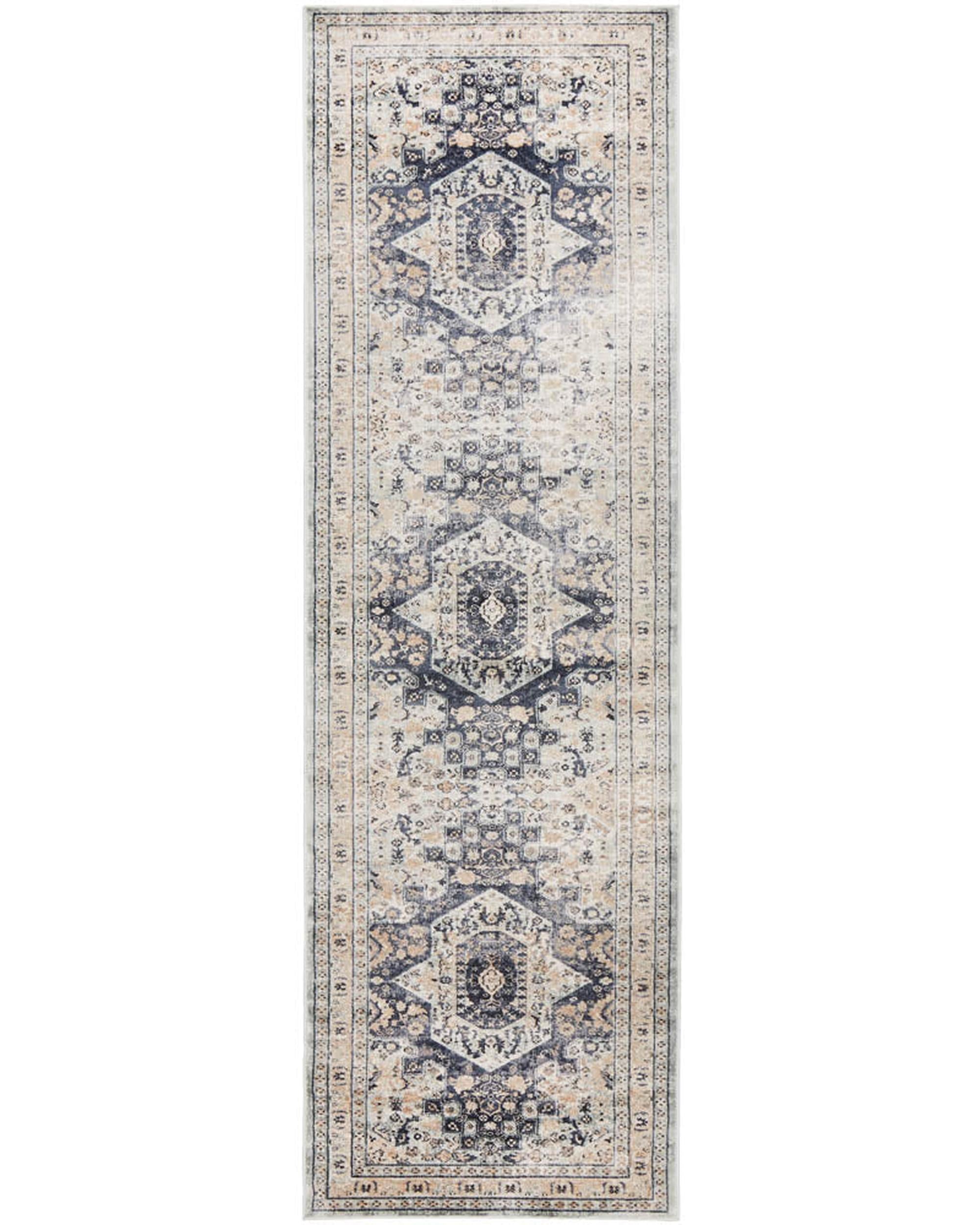 Providence Esquire Brushed Traditional Blue Rug Rug Culture