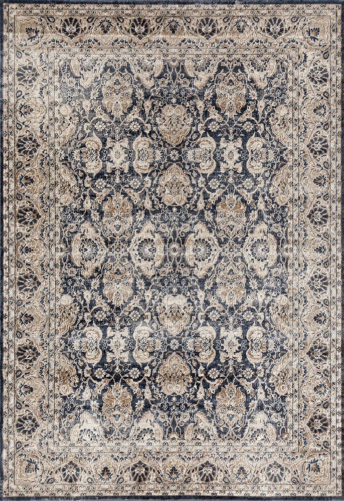 Providence Esquire Balance Traditional Blue Rug Rug Culture