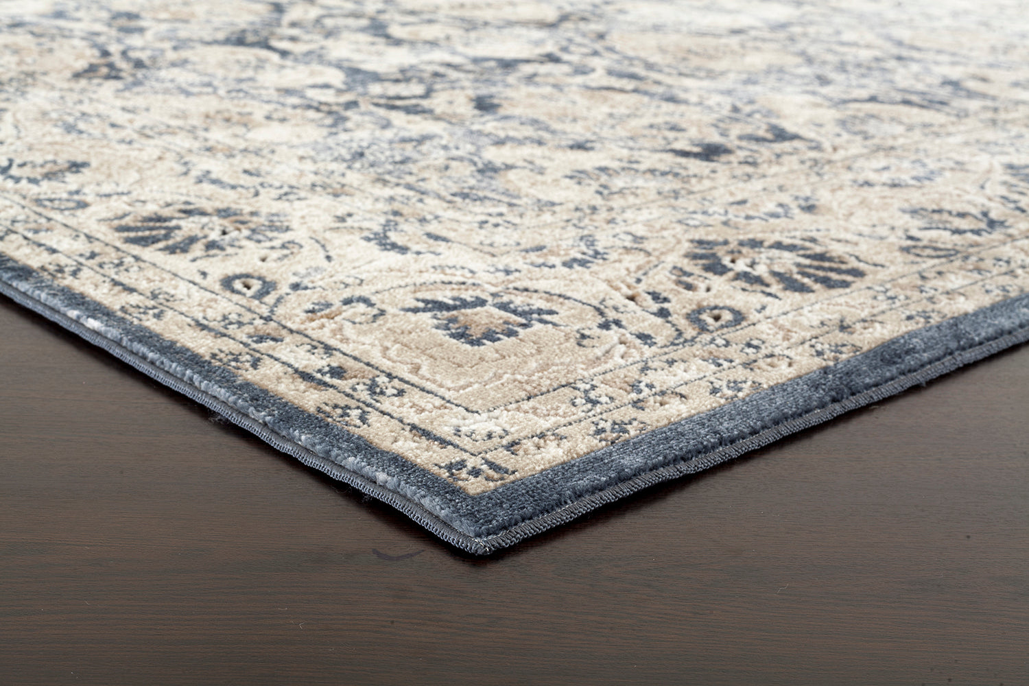 Providence Esquire Balance Traditional Blue Rug Rug Culture