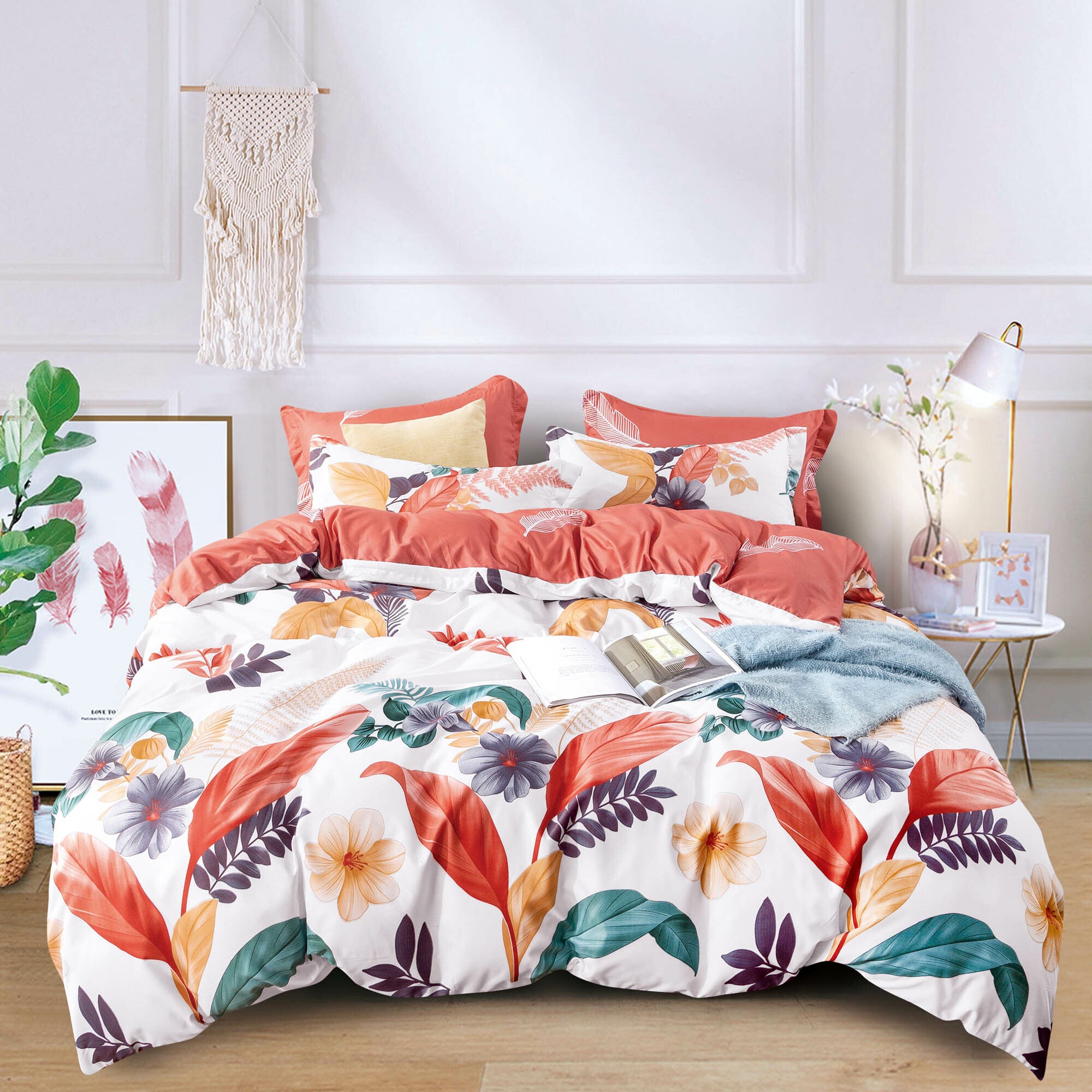 Luxton Palila Tropical Quilt Cover Set Luxton