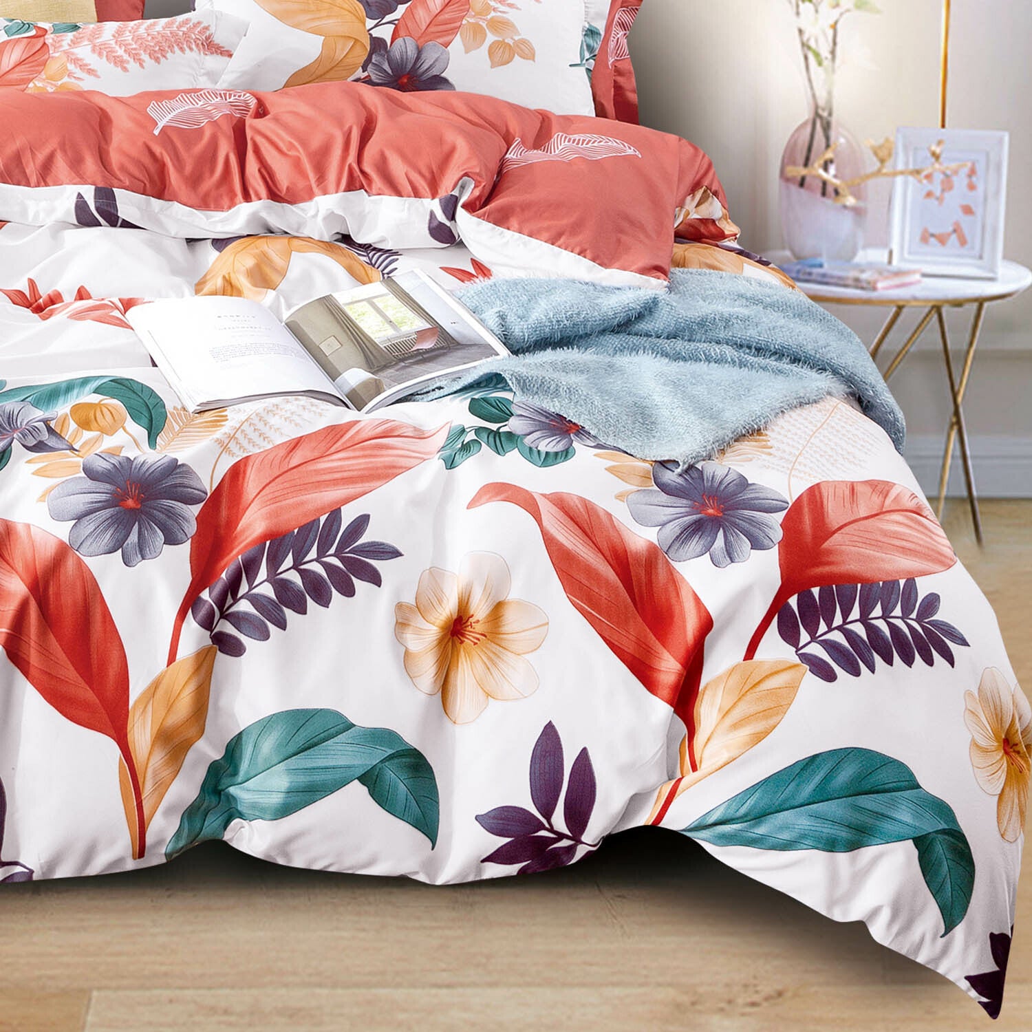 Luxton Palila Tropical Quilt Cover Set Luxton