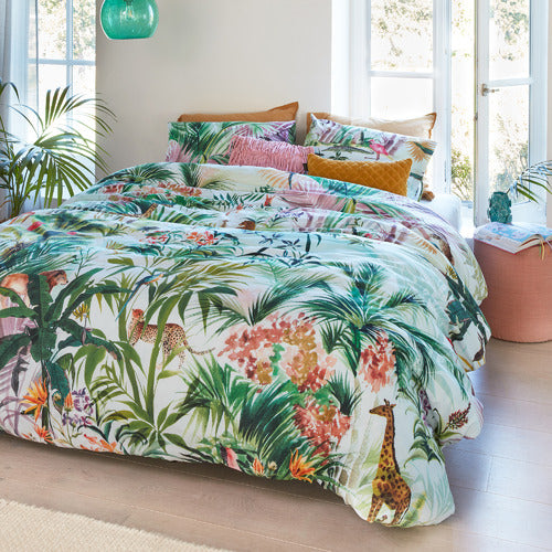 Bedding House Cotton Percale Paradise Lost Multi Quilt Cover Set Bedding House