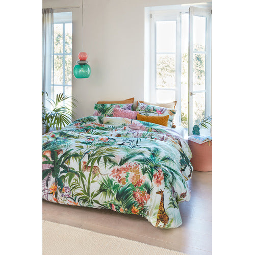 Bedding House Cotton Percale Paradise Lost Multi Quilt Cover Set Bedding House