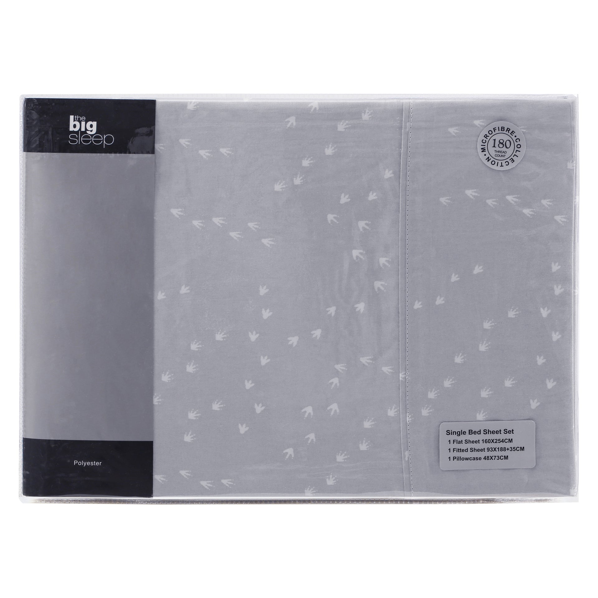 The Big Sleep Paws Printed Microfibre Sheet Set The Big Sleep