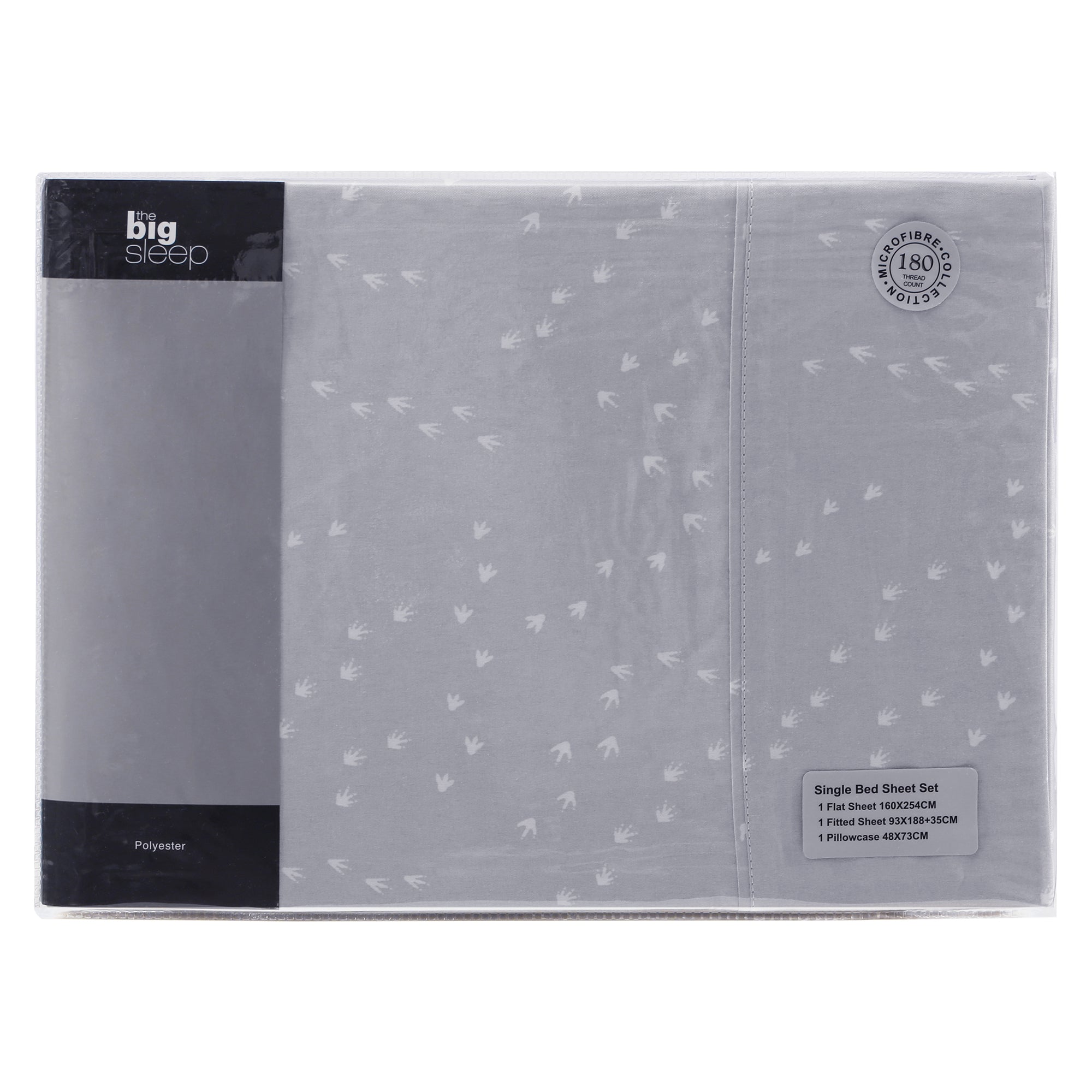 The Big Sleep Paws Printed Microfibre Sheet Set The Big Sleep