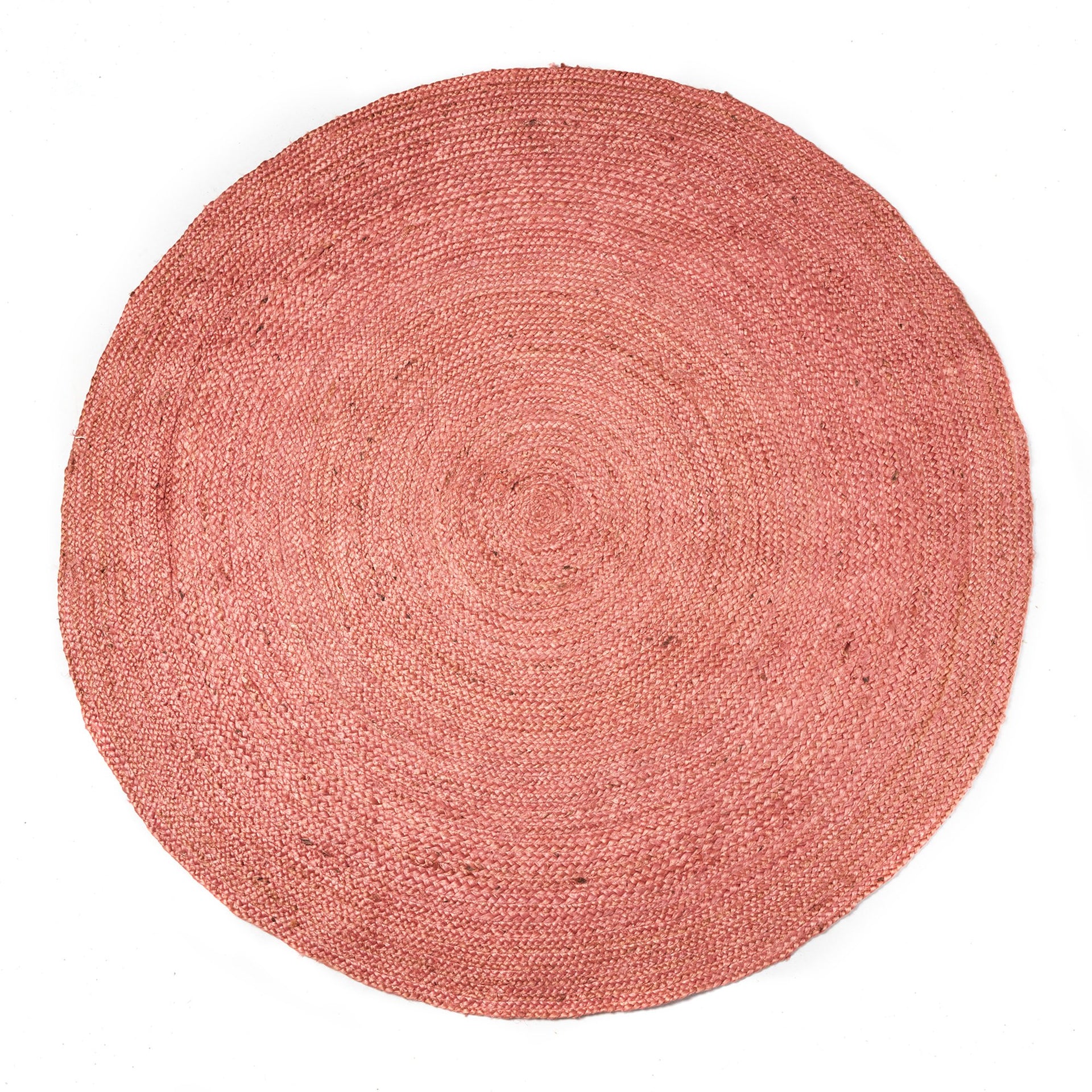 Vintage Design Benton Pink Round Jute Rug Vintage Design