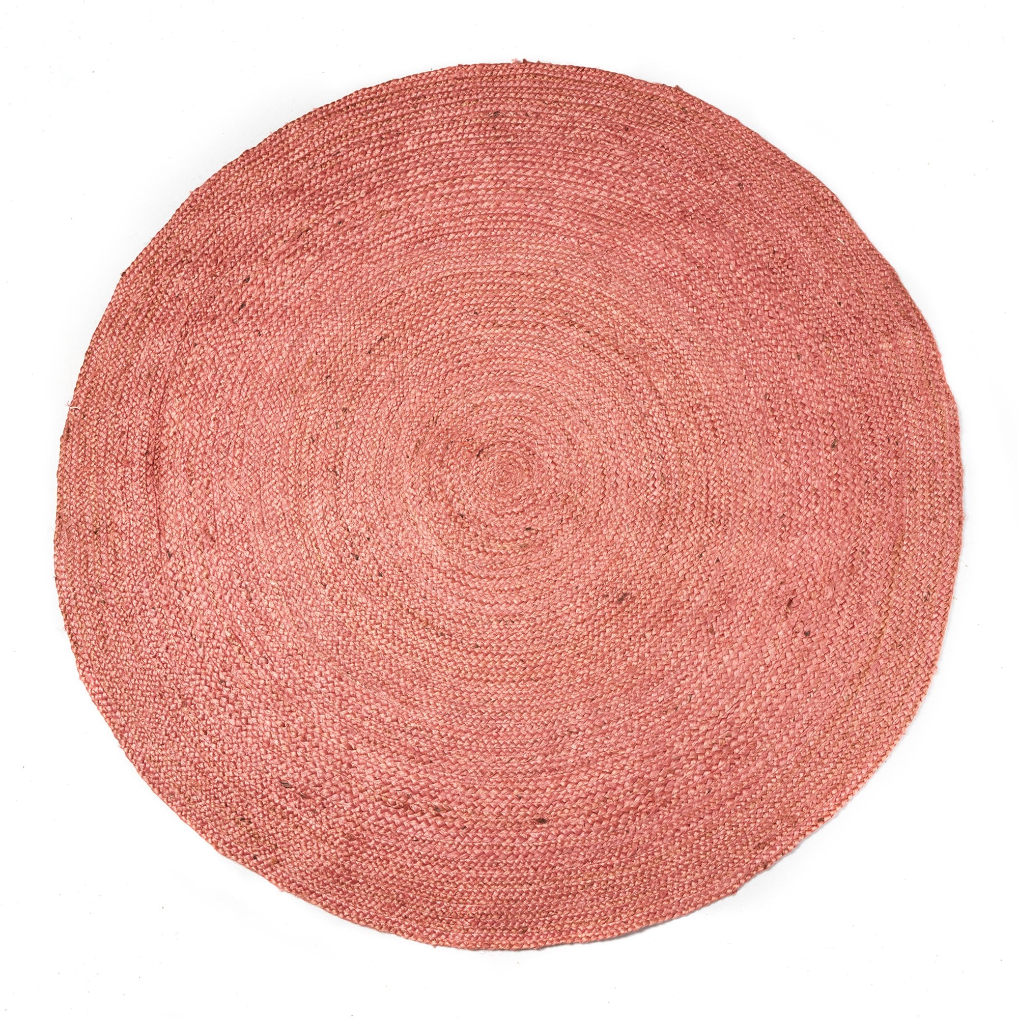 Vintage Design Benton Pink Round Jute Rug Vintage Design