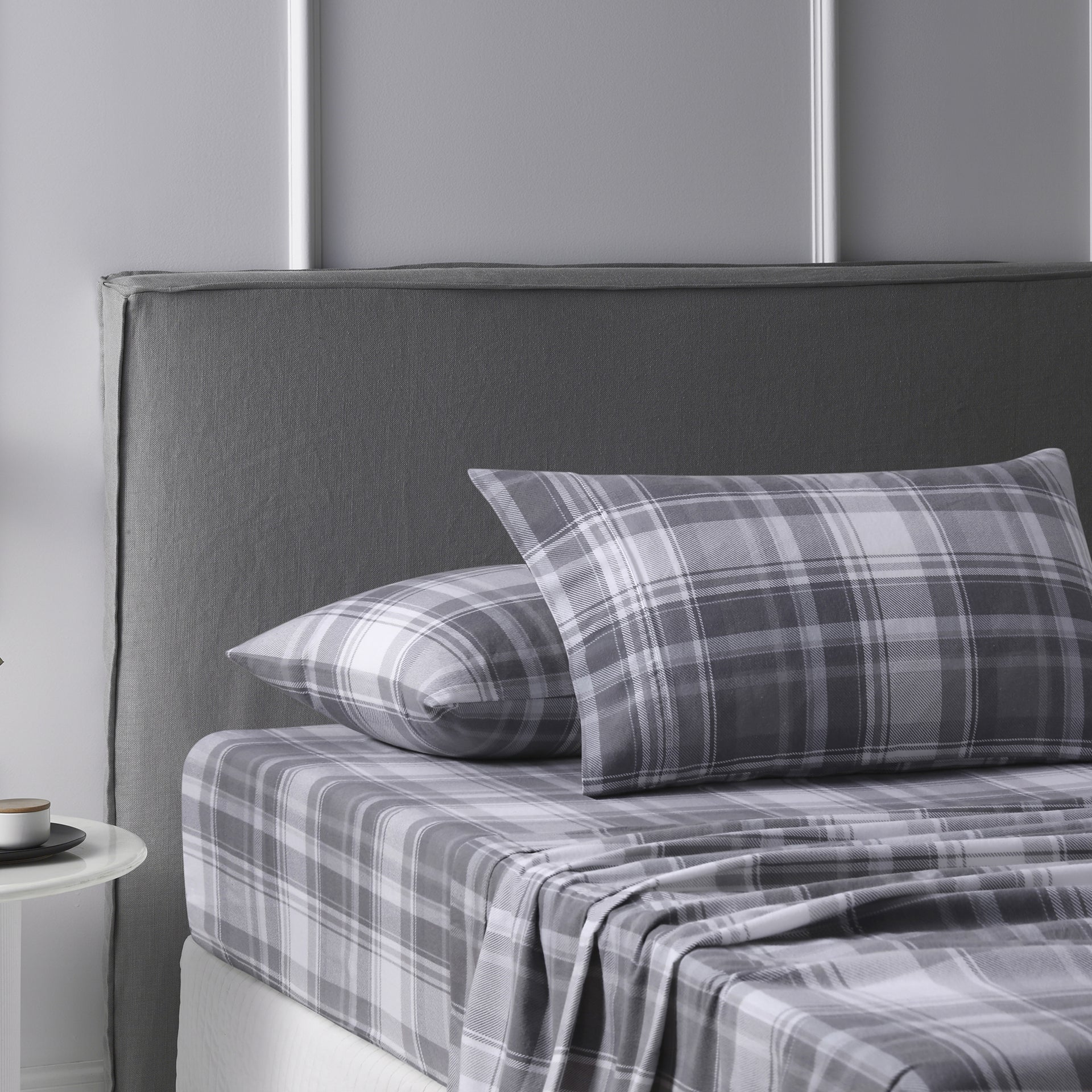 Accessorize Plaid Cotton Flannelette Sheet Set Accessorize